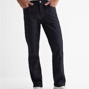 Express Men’s Bootcut Raw Rinse Stretch Jeans Size 28X32